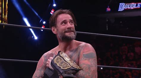Cm Punk Wins Aew World Championship At Double Or Nothing