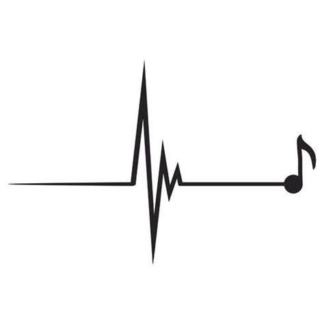 Heartbeat Music Note Pulse By Style O Mat Music Notes Music In A