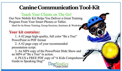 The Pet Professional Mobile Canine Communication Pack Dognostics