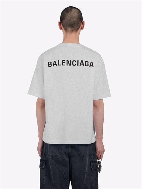 Balenciaga Logo Print T Shirt Farfetch