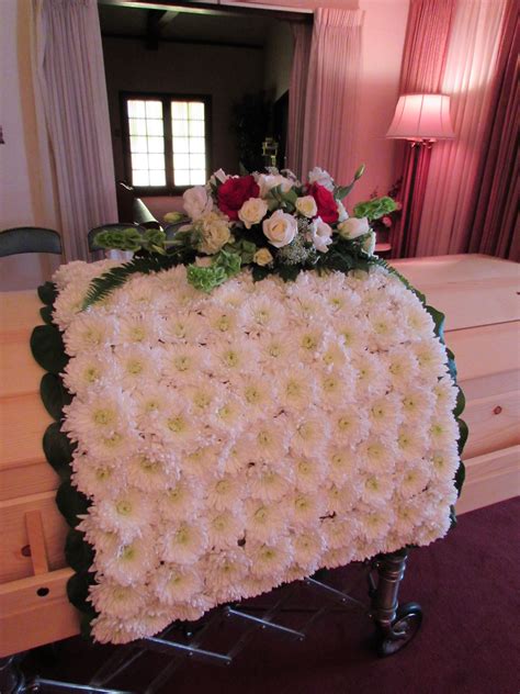 Custom Floral Casket Blanket Sympathy Flowers Most Beautiful Flowers