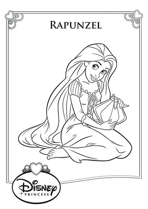 Rapunzel Color Pages To Print Activity Shelter P Ginas Para