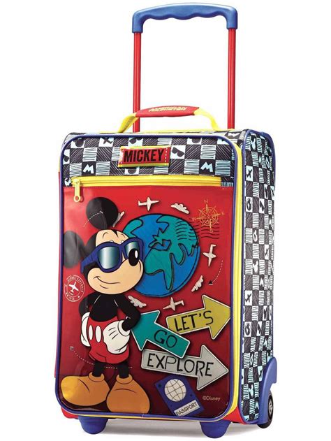 Disney Mickey Mouse 18 Upright Soft Side Suitcase