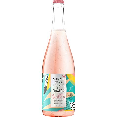 Sunny With A Chance Of Flowers Bubbly Rose Total Wine More