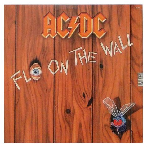 1985 Acdc Fly On The Wall Capas De álbuns De Rock Álbum De Rock