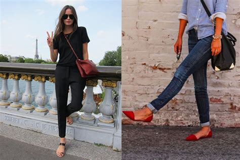 How To Wear Flat Shoes Dress Like A Parisian
