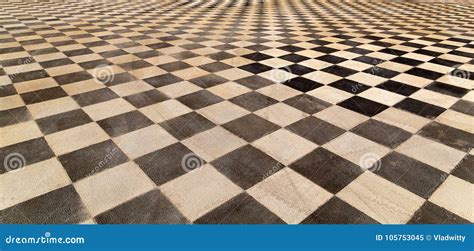 White Black Tile Floor Texture Pattern Background Stock Image Image