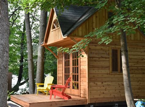 Offgrid Life 10 X 10 Cedar Tiny Cabin Kit For 9800 Cdn