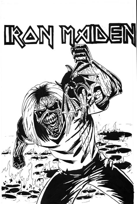 Https://techalive.net/coloring Page/iron Maiden Coloring Pages