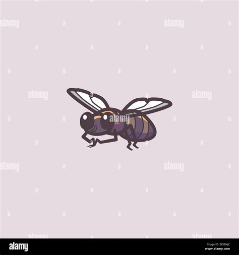 Fly Illustration Premium Cartoon Insect Stock Vector Image And Art Alamy