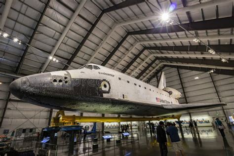 Space Shuttle Endeavour Disaply In The California Science Center