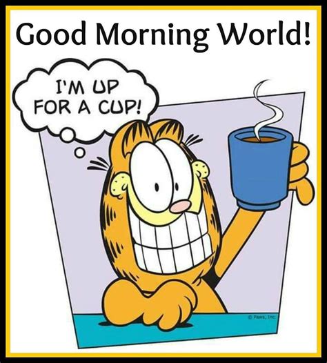 Pin By Michelle Glenda On Good Morning Coffee Cartoon Garfield And