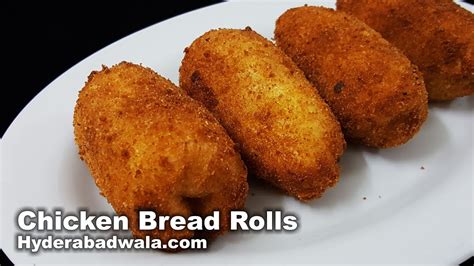 Chicken Bread Rolls Recipe Video Chicken Double Roti Rolls Easy