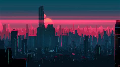 Futuristic City 2560x1440 4k Rwallpaper