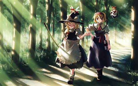 3440x1440px Free Download Hd Wallpaper Anime Touhou Alice Margatroid Blonde Forest
