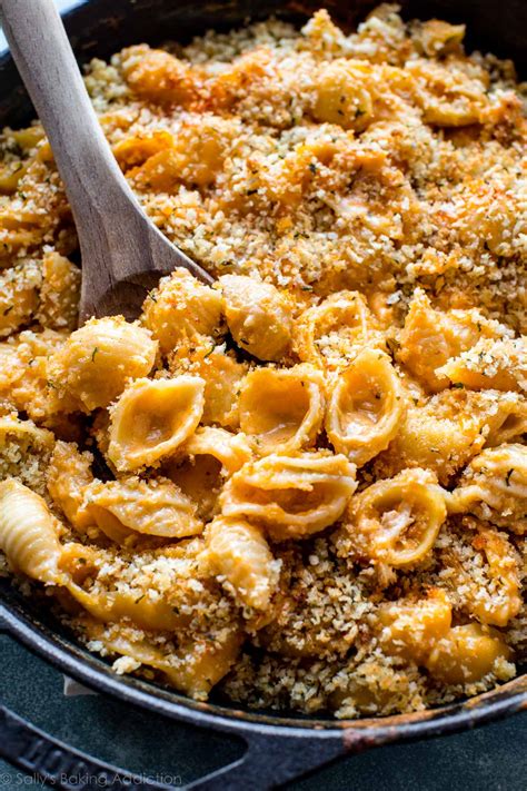 Peppers go great with mac and cheese and are used to give your dish an italian or mexican flair. Easy Baked Macaroni and Cheese - Sallys Baking Addiction