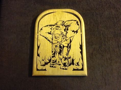 Elephant scrollsaw cutting | scroll & carving patterns | Pinterest