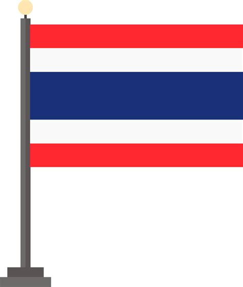 Thailand Flag Png Thai Flag Clipart 1 Clipart Station Copy Png To