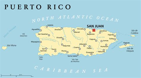 Puerto Rico Political Map Eye Of The Flyer