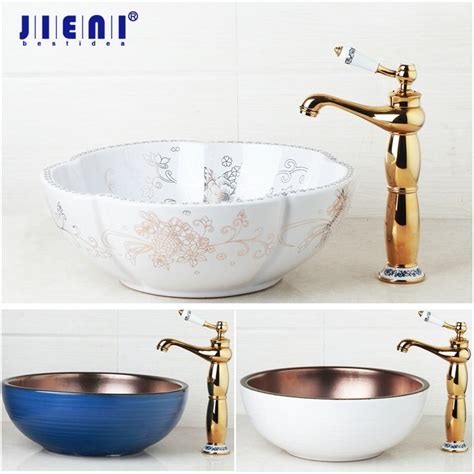 In using bathroom tiles, ceramic tiles are more durable and have longer life usage compared to other flooring materials. Aliexpress.com : Buy Blue Art Ceramic Vessel Bathroom Sink ...