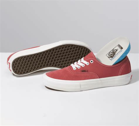 Vans Authentic Pro Mineral Redmarshmallow Mens Classic Skate Shoes