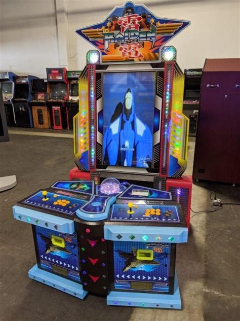 Raiden 4 Deluxe Lcd Showcase Arcade Game
