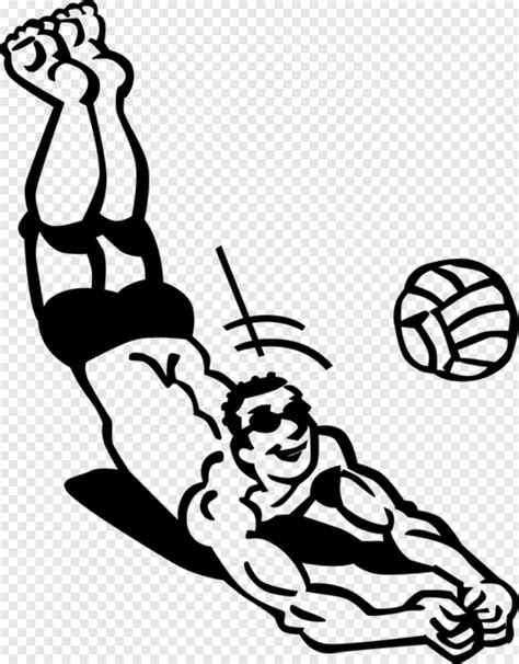 Volleyball Vector Vector Illustration Of Sport Of Beach Volleyball