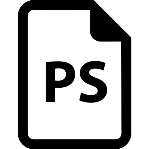 Ps File Vector Svg Icon Svg Repo