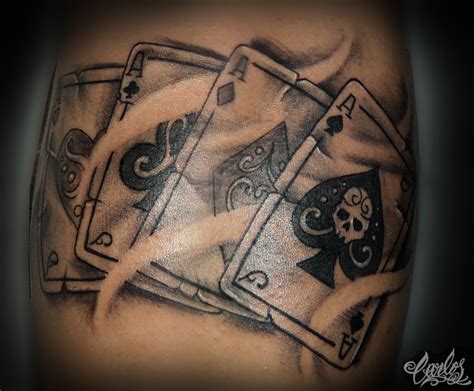 King And Queen Card Tattoo Designs Wesharepics