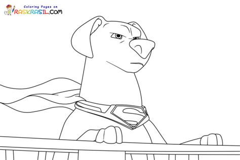 Desenhos De Dc Liga Dos Super Pets Para Colorir