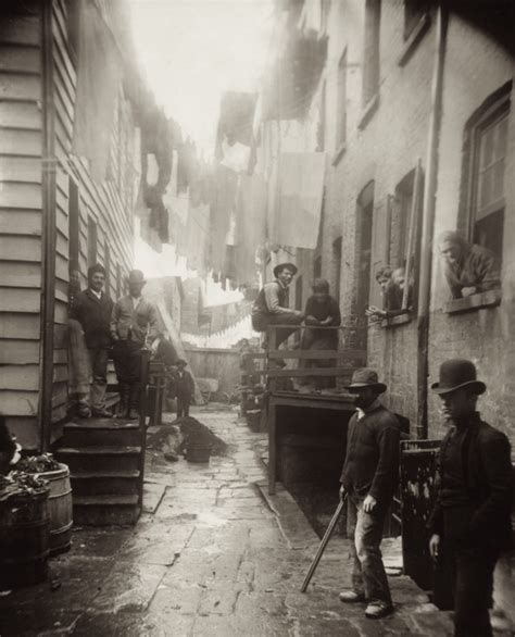 Bandits Roost Alley In The Infamous Five Points Slum Of New York City