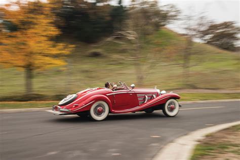 1937 Mercedes 540k Red Convertible Classic Cars Wallpapers Hd