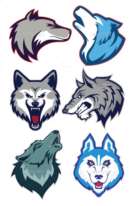 Wolf Mascot Logo By Sundatoon Graphicriver