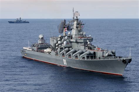 Russian Slava Class Guided Missile Cruiser Varyag 4171x2787 R