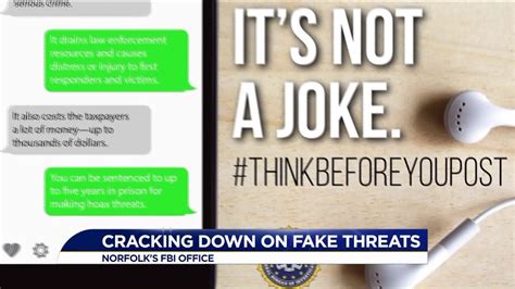Fbi Campaign Warns Against Making Fake Threats To Schools And Other
