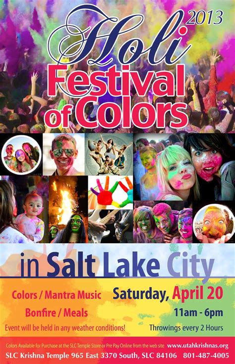 Holi The Festival Of Colors Slc Kids Out And About Salt Lake City