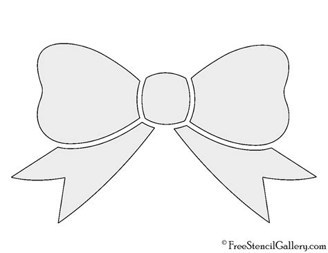 You have the free printable hair bow templates to help in. Bow Stencil | Free Stencil Gallery