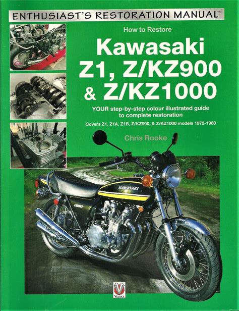 kawasaki z1 kz900 z900 kz1000 z1000 repair manual 1973 1977 ph