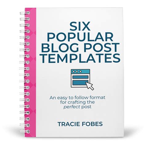 Blog Post Templates And Guide Tracie Fobes Shop