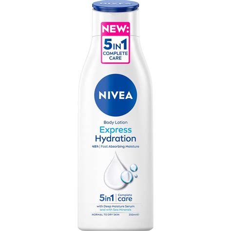 Nivea Express Hydration Body Lotion Fast Absorbing Moisturiser 250ml