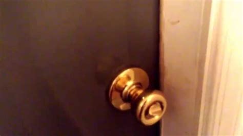How To Open A Locked Door From The Inside Youtube