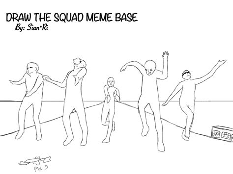 Draw Your Squad Meme Base By Frozenkeys671 On Deviantart