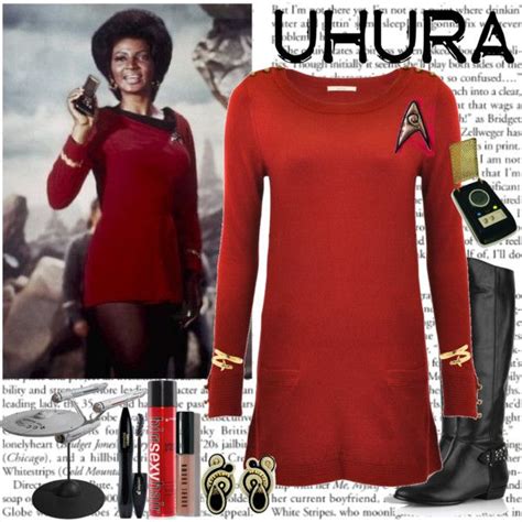 lieutenant uhura halloween costume by buttercup08 on polyvore featuring sessÃ¹n sigerson
