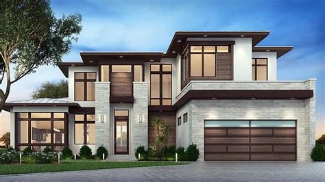 Modern Style House Plan 75977 With 3 Bed 4 Bath 3 Car Garage Modern