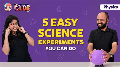 5 Amazing And Easy Science Experiments You Can Do At Home Science