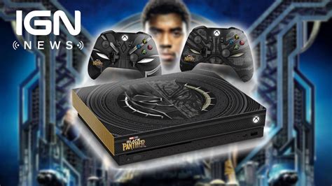 This Extremely Limited Black Panther Xbox One X Looks Rad