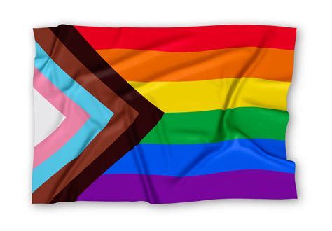 Realistic Gay Pride Flag Png