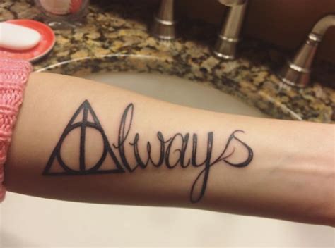 Tattoos Harry Potter Always