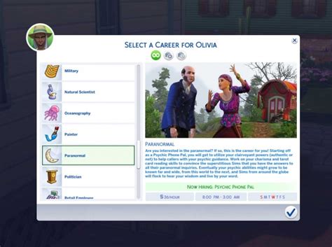 Choosing among the careers in sims 4 can be tough, so we've ranked the very best of them to put these digital options in perspective. Paranormal Career (from TS2) by Dero at Mod The Sims ...