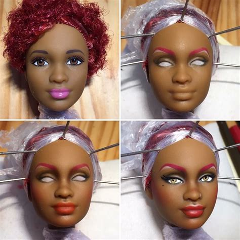 Pin By Linda Lemons On Barbie Barbie Doll Repaint Barbie Face